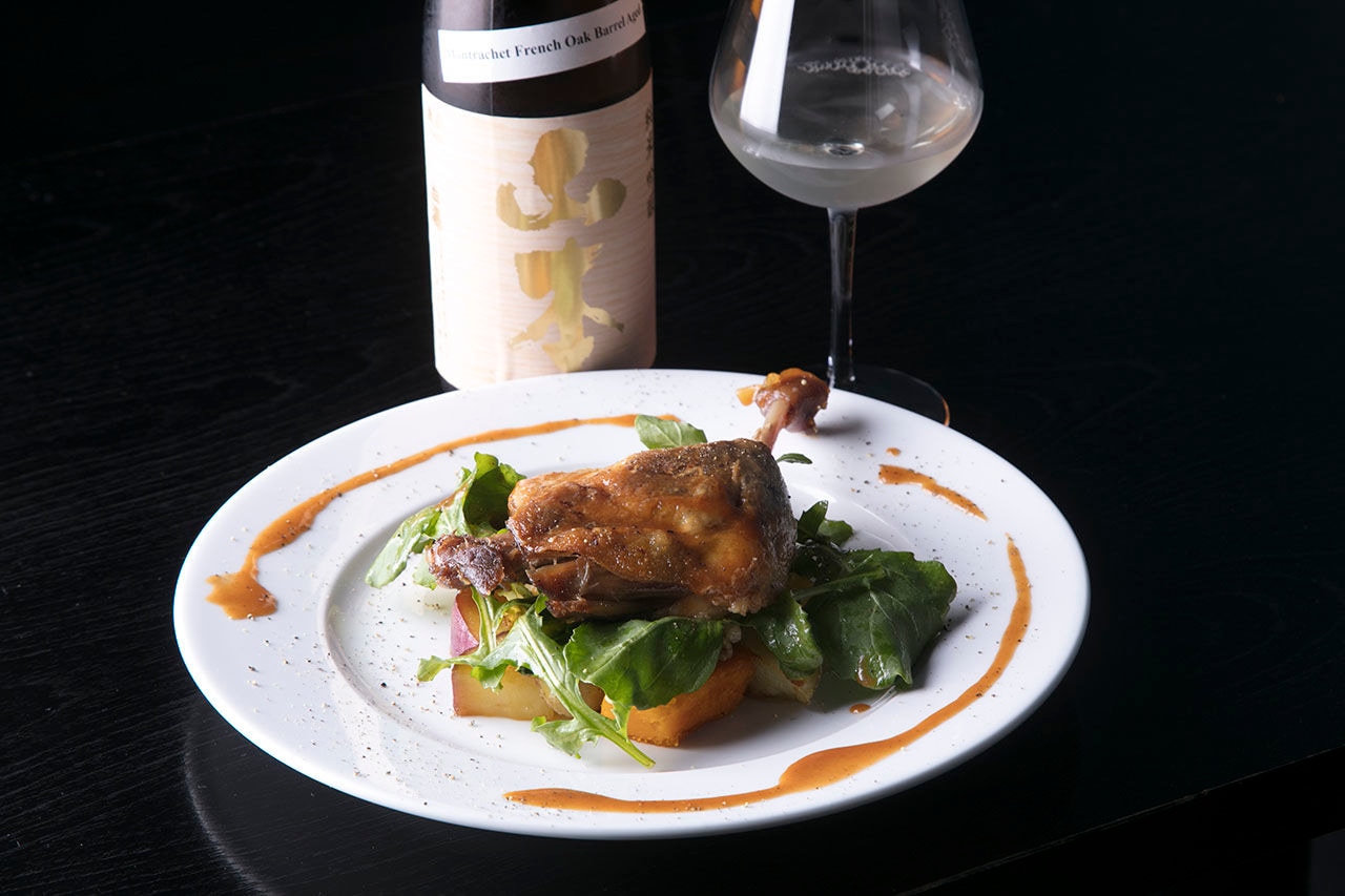 sake and western food.jpg